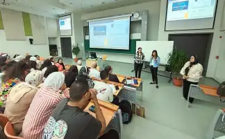 دور البنك المركزي في الاقتصاد المصري.. محاضرة لطلاب كلية تكنولوجيا الإدارة بالجامعة الألمانية