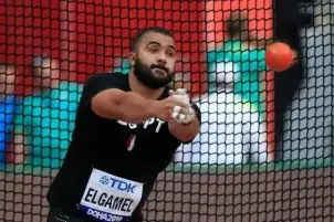 مصطفى الجمل يحقق ذهبية رمي المطرقة بدورة الألعاب العربية