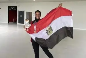 إسراء عويس تحقق ذهبية الثلاثي بدورة الألعاب العربية