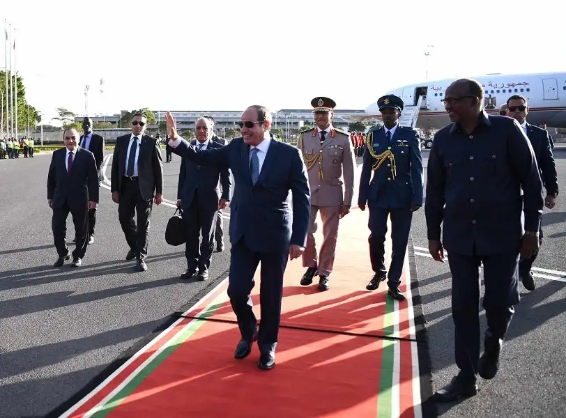 السيسي: خالص الشكر والتقدير للرئيس الكيني على حسن الاستضافة وحفاوة الاستقبال
