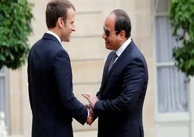 الرئيس السيسي يهنئ ماكرون بالعيد القومي لفرنسا