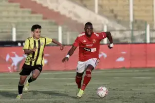 تعادل إيجابي بين الأهلي والمقاولون في الشوط الأول