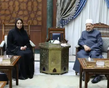 سفيرة الإمارات: نقدر الدور الرائد للإمام الأكبر في ترسيخ قيم التَّسامح والأخوة الإنسانية