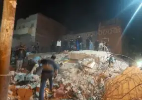 حبس مالك عقار رشيد المنهار بالبحيرة على ذمة التحقيقات