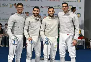 رباعي مصري في الدور الرئيسي لسلاح السيف رجال ببطولة العالم