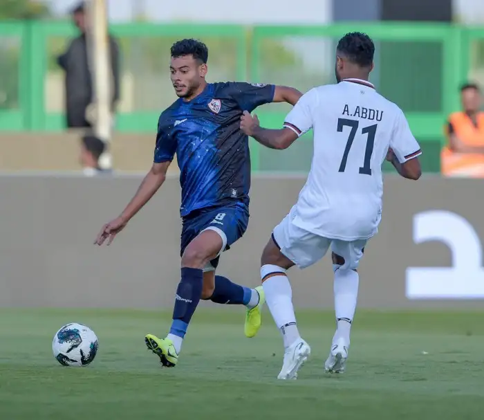 نهاية المباراة.. الزمالك يخسر أمام الشباب السعودي بالبطولة العربية