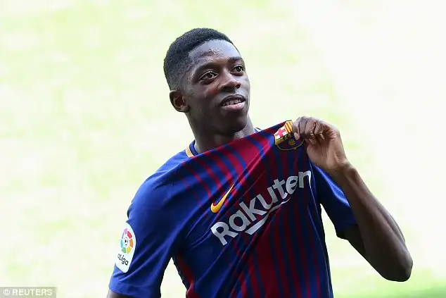 برشلونة يوافق على انتقال ديمبلي إلى باريس سان جيرمان