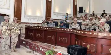 وزير الدفاع والإنتاج الحربى يشهد تنفيذ المرحلة الرئيسية لمشروع مراكز القيادة التعبوى للجيش الثالث الميدانى