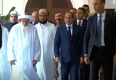 الرئيس السيسى يفتتح مسجد السيدة نفيسة بعد أعمال تطويره وترميمه