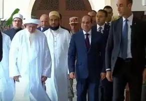الرئيس السيسى يفتتح مسجد السيدة نفيسة بعد أعمال تطويره وترميمه