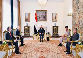 السيسي يستقبل نائب رئيس الوزراء بصربيا