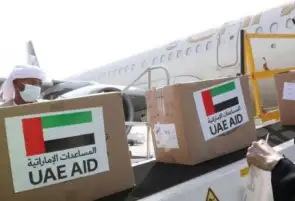 الإمارات ترسل طائرة إمدادات غذائية لدعم اللاجئين السودانيين في تشاد