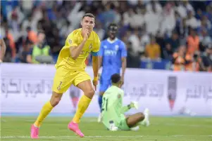 ربع ساعة على الحلم العربي.. رونالدو يتقدم للنصر المنقوص أمام الهلال