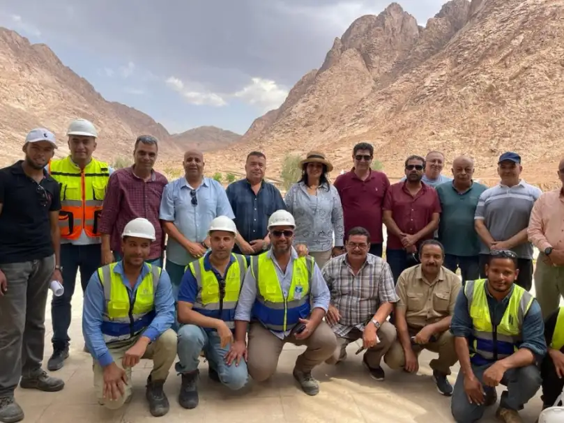 نائب وزير السياحة تزور سانت كاترين للوقوف على آخر مستجدات مشروع تطوير موقع التجلي الأعظم