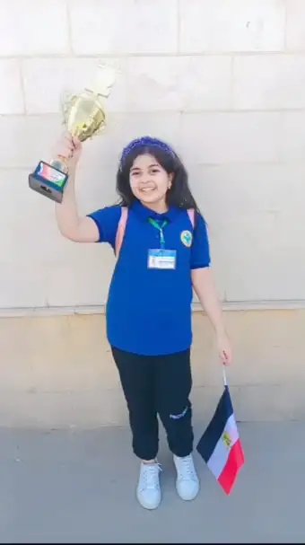 سجدة محمد تفوز بالمركز الأول في بطولة "دكتور ماث للحساب الذهنى"