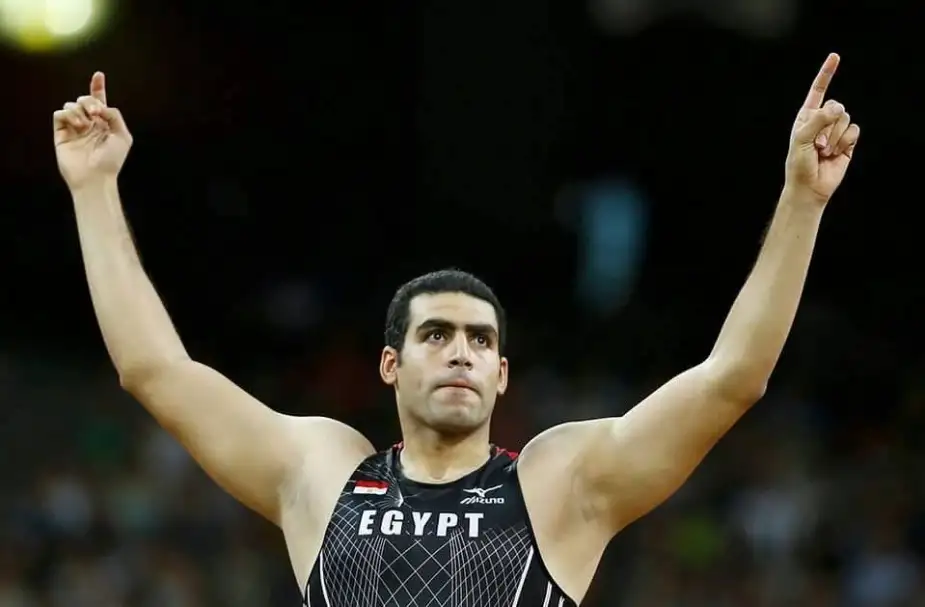 إيهاب عبد الرحمن يصعد لنهائي رمي الرمح في بطولة العالم