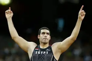 إيهاب عبد الرحمن يصعد لنهائي رمي الرمح في بطولة العالم