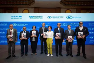 صور.. الزراعة تشارك فى فعالية " اطلاق اطار التعاون الاقليمى للامم المتحدة بشأن التغذية