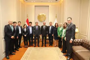 وزير العدل يستقبل وفدا قضائيا من فيتنام ومسئولي البنك الدولي ومؤسسة التمويل الدولية