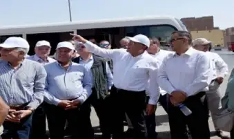 رئيس الوزراء يتفقد أعمال تطوير الهوية البصرية على الطريق الدائري