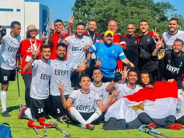 منتخب مصر لكرة القدم للساق الواحدة يحقق برونزية دورة الألعاب الأفريقية