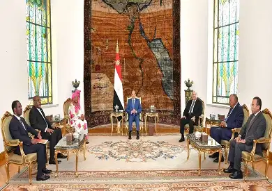 السيسي يشيد بالعلاقات الثنائية المتميزة التي تربط مصر بشقيقتها غينيا الاستوائية