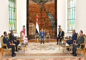 السيسي يشيد بالعلاقات الثنائية المتميزة التي تربط مصر بشقيقتها غينيا الاستوائية