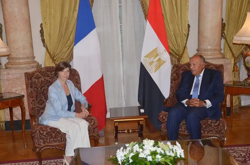 وزيرة خارجية فرنسا: ممتنون لمصر لدعمنا بالغاز العام الماضي دون تأخر