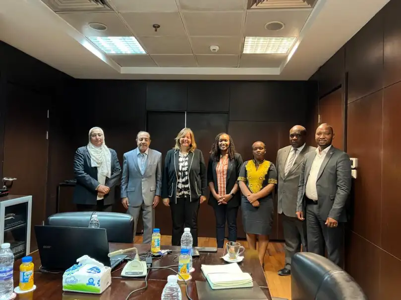 رئيس " صندوق الإسكان الاجتماعي" تستعرض  مع وفد كينيا التجربة المصرية في توفير المسكن الملائم للمواطنين