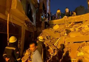 انهيار عقار وميل آخر دون خسائر في الإسكندرية