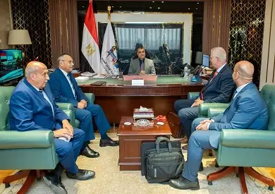 الإنتاج الحربي ورينيرجي جروب بارتنرز يبحثان موقف إنشاء محطة إنتاج الطاقة الكهربائية بأبو رواش