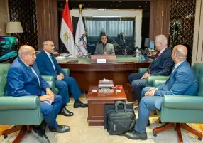 الإنتاج الحربي ورينيرجي جروب بارتنرز يبحثان موقف إنشاء محطة إنتاج الطاقة الكهربائية بأبو رواش