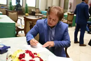 توجه من الأراضي المقدسة لمجلس النواب ..ثروت سويلم قمت بتزكية السيسي لانه الأجدر  لقيادة البلاد