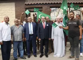 انتخابات الرئاسة.. عبد السند يمامة يزور مكتبي توثيق توكيلات شبرا والمهندسين