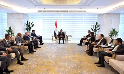 رئيس الوزراء يلتقي مسئولي شركة فوداكوم العالمية