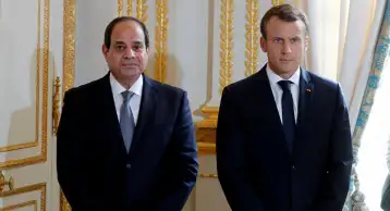 السيسي يبحث مع نظيره الفرنسي جهود وقف التصعيد الجاري في غزة بين الفلسطينيين والإسرائيليين