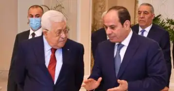 السيسي وأبو مازن يؤكدان خطورة تفاقم الأوضاع الراهنة بما يهدد حياة المدنيين وأمن واستقرار المنطقة