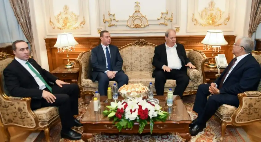 رئيس مجلس النواب يستقبل  رئيس المجلس الوطني الفلسطيني