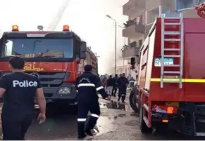 السيطرة على حريق فندق شهير بالدقي