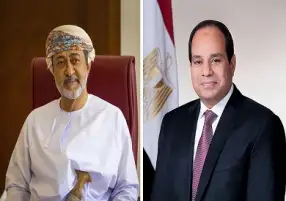 السيسي وسلطان عمان يبحثان التصعيد الراهن بين الجانبين الفلسطيني والإسرائيلي