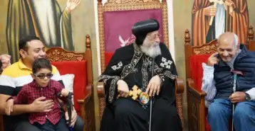 البابا تواضروس الثاني يلتقي ذوي الاحتياجات الخاصة من إيبارشية ميلانو