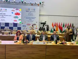 بدعوة من البرلمان الهندي وفد برلماني مصري يُشارك في أعمال القمة البرلمانية الـ 9 لرؤساء برلمانات دول مجموعة العشرين بالهند