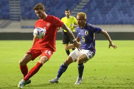 المنتخب الياباني يفوز على نظيره الكندي وديا