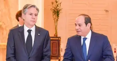 الرئيس السيسي لبلينكن: رد الفعل الإسرائيلي تجاوز مبدأ حق الدفاع عن النفس إلى العقاب الجماعي