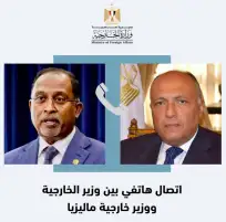 شكري في اتصال هاتفي مع وزير خارجية ماليزيا: ندين استمرار القصف العشوائي للمدنيين في غزة