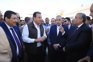 نواب الدائرة الرابعة بسوهاج يلتقون وزير الصحة ويطالبون بحل مشكلة مستشفى طما وتوفير المستلزمات الطبية