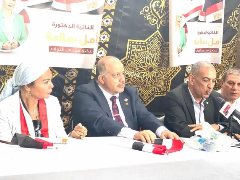 فى مؤتمر جماهيرى حاشد بالجيزة.. حقوق انسان النواب : الرئيس السيسي يقود سفينة الوطن الى بر الأمان