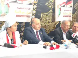 فى مؤتمر جماهيرى حاشد بالجيزة.. حقوق انسان النواب : الرئيس السيسي يقود سفينة الوطن الى بر الأمان