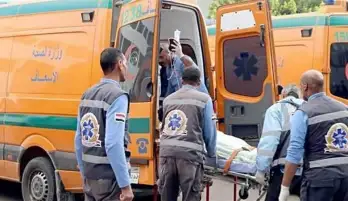 مصرع شخص وإصابة 3 آخرين في انقلاب سيارة بصحراوي المنيا الشرقي