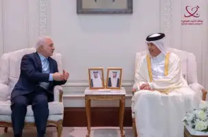 رئيس مجلس الشورى يتسلم رسالة من نظيره الإيراني